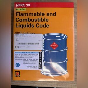 #2782 NFPA 30 Flammable and Combustible Liquids Code 2015